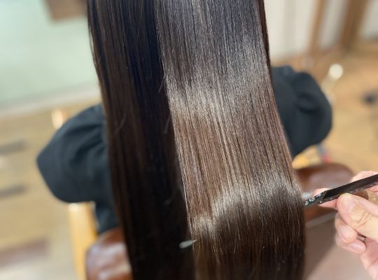 髪質改善のヘアスタイル