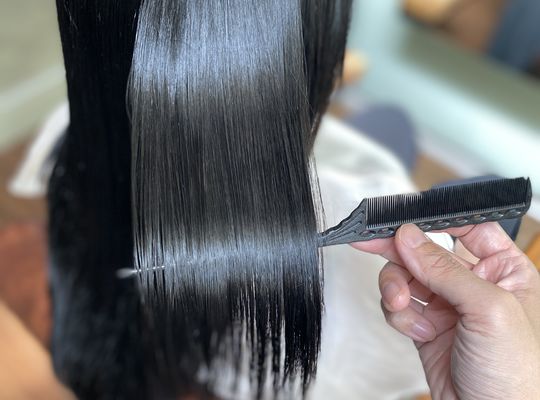 髪質改善のヘアスタイル
